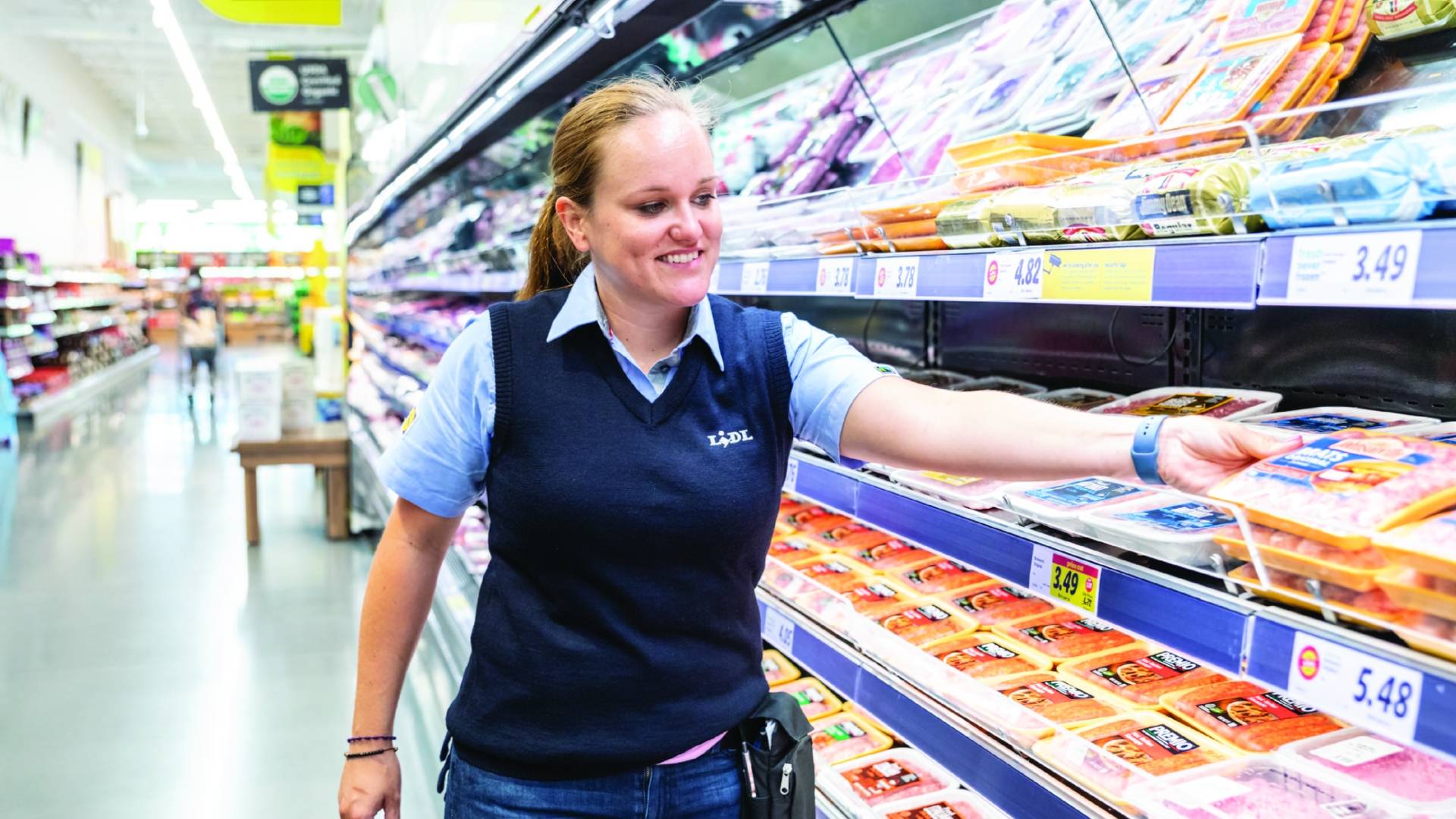 Store Woman Stocking