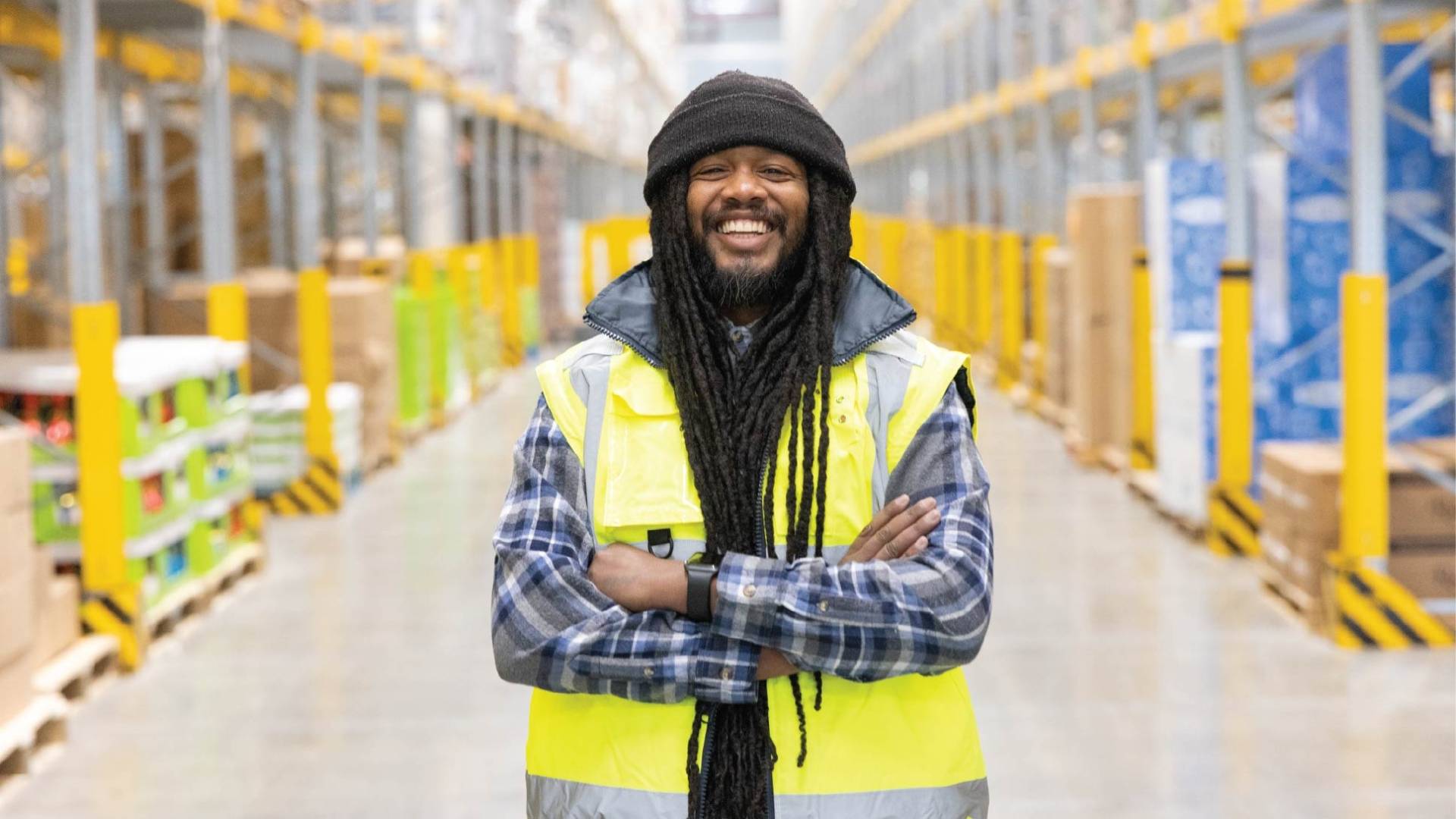 Hero - Warehouse Man Smile